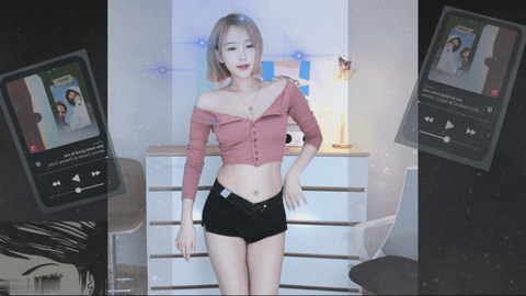 BJ쥬아(唐蕾)2021年5月19日Sexy Dance004949-秀人集