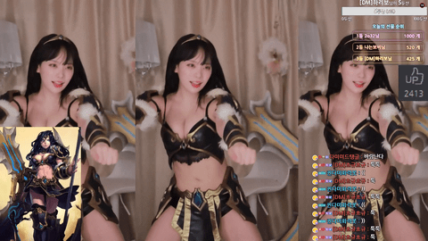 AfreecaTV金娜美(BJ퀸다미)2021年2月25日舞蹈剪辑205448-秀人集