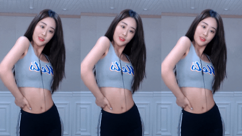 AfreecaTV尹娜露(BJ유하루)2021年4月21日舞蹈剪辑070011-秀人集