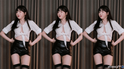 AfreecaTV黑珍(黑晶)(BJ햄찡)2020年9月23日Sexy Dance125847-秀人集