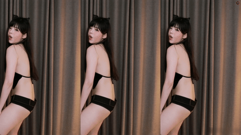 AfreecaTV黑珍(黑晶)(BJ햄찡)2020年10月31日Sexy Dance175741-秀人集