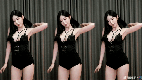 AfreecaTV黑珍(黑晶)(BJ햄찡)2020年8月25日Sexy Dance153838-秀人集