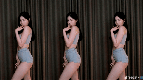 AfreecaTV黑珍(黑晶)(BJ햄찡)2020年8月21日Sexy Dance152640-秀人集