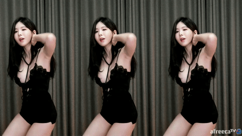 AfreecaTV黑珍(黑晶)(BJ햄찡)2020年8月25日Sexy Dance180848-秀人集