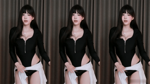 AfreecaTV黑珍(黑晶)(BJ햄찡)2020年10月10日Sexy Dance152344-秀人集