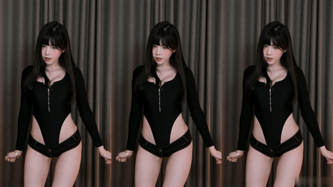 AfreecaTV黑珍(黑晶)(BJ햄찡)2020年10月10日Sexy Dance152348-秀人集