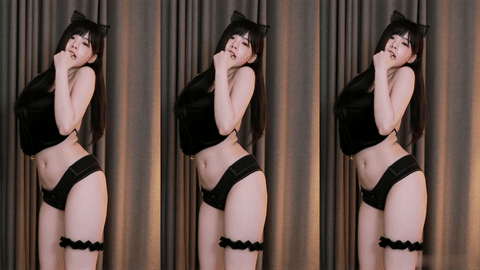 AfreecaTV黑珍(黑晶)(BJ햄찡)2020年10月31日Sexy Dance152734-秀人集