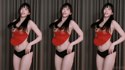 AfreecaTV黑珍(黑晶)(BJ햄찡)2020年10月9日Sexy Dance162327-秀人集