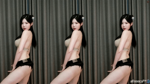 AfreecaTV黑珍(黑晶)(BJ햄찡)2020年8月13日Sexy Dance194522-秀人集