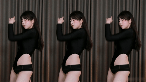 AfreecaTV黑珍(黑晶)(BJ햄찡)2020年10月10日Sexy Dance152345-秀人集