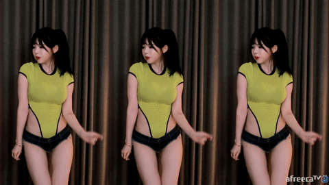 AfreecaTV黑珍(黑晶)(BJ햄찡)2020年9月6日Sexy Dance091761-秀人集