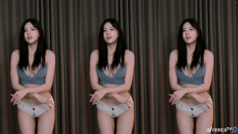 AfreecaTV黑珍(黑晶)(BJ햄찡)2020年8月8日Sexy Dance013311-秀人集
