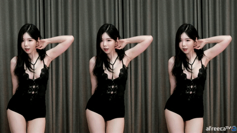 AfreecaTV黑珍(黑晶)(BJ햄찡)2020年8月25日Sexy Dance180847-秀人集