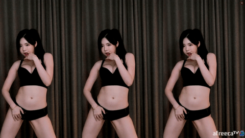 AfreecaTV黑珍(黑晶)(BJ햄찡)2020年8月16日Sexy Dance153324-秀人集