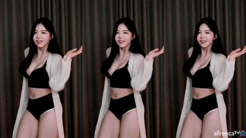 AfreecaTV黑珍(黑晶)(BJ햄찡)2020年8月22日Sexy Dance161149-秀人集
