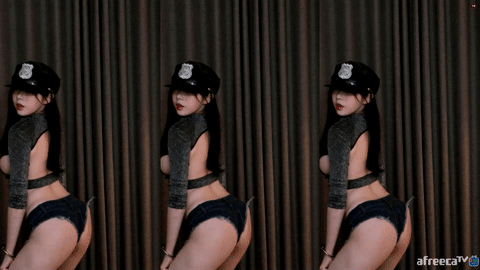 AfreecaTV黑珍(黑晶)(BJ햄찡)2020年8月2日Sexy Dance223438-秀人集