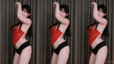 AfreecaTV黑珍(黑晶)(BJ햄찡)2020年10月9日Sexy Dance162328-秀人集