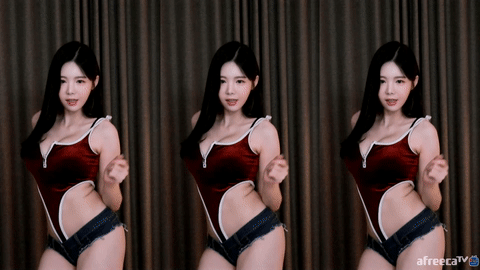 AfreecaTV黑珍(黑晶)(BJ햄찡)2020年8月4日Sexy Dance214850-秀人集