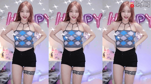 BJ秋亭(츄정)2021年6月3日舞蹈剪辑204218-秀人集