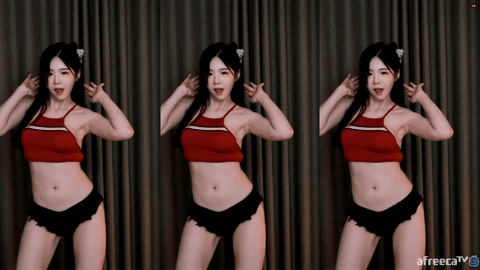 AfreecaTV黑珍(黑晶)(BJ햄찡)2020年8月13日Sexy Dance151514-秀人集