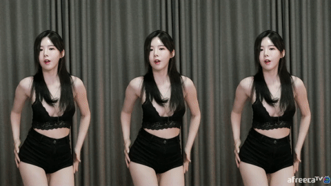 AfreecaTV黑珍(黑晶)(BJ햄찡)2020年8月17日Sexy Dance172548-秀人集