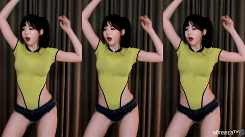 AfreecaTV黑珍(黑晶)(BJ햄찡)2020年9月6日Sexy Dance074759-秀人集