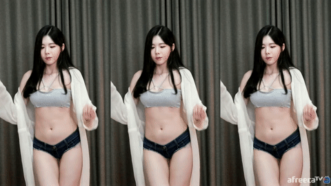 AfreecaTV黑珍(黑晶)(BJ햄찡)2020年8月21日Sexy Dance175649-秀人集