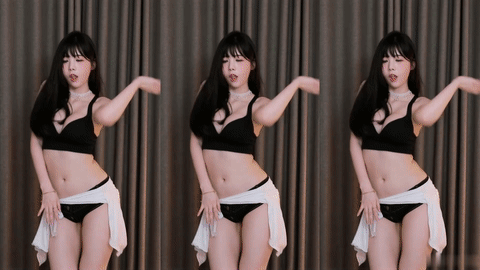 AfreecaTV黑珍(黑晶)(BJ햄찡)2020年10月3日Sexy Dance144451-秀人集
