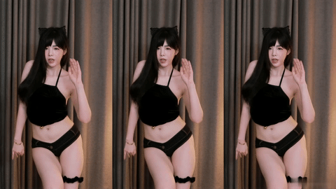 AfreecaTV黑珍(黑晶)(BJ햄찡)2020年10月31日Sexy Dance165739-秀人集