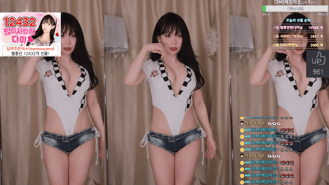 AfreecaTV金娜美(BJ퀸다미)2021年2月27日舞蹈剪辑005638-秀人集