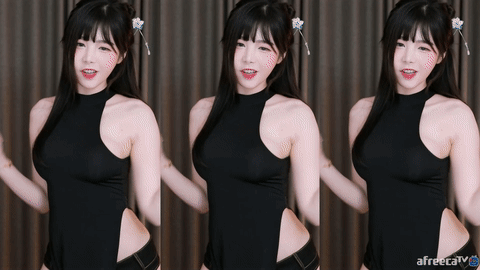 AfreecaTV黑珍(黑晶)(BJ햄찡)2020年9月28日Sexy Dance124444-秀人集