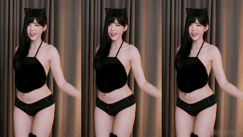 AfreecaTV黑珍(黑晶)(BJ햄찡)2020年10月31日Sexy Dance165742-秀人集