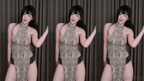 AfreecaTV黑珍(黑晶)(BJ햄찡)2020年10月11日Sexy Dance152562-秀人集