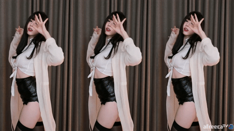 AfreecaTV黑珍(黑晶)(BJ햄찡)2020年9月23日Sexy Dance112842-秀人集