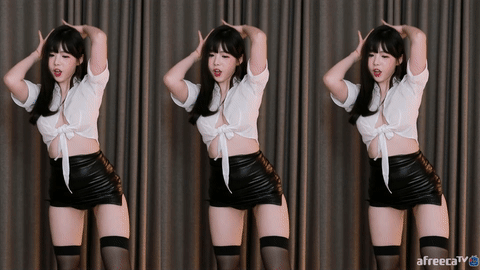 AfreecaTV黑珍(黑晶)(BJ햄찡)2020年9月23日Sexy Dance125848-秀人集