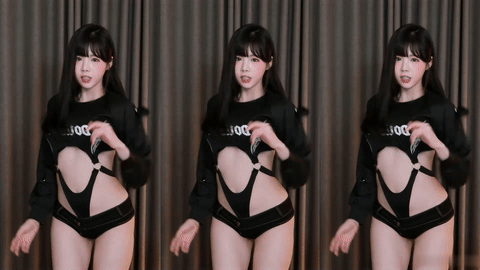AfreecaTV黑珍(黑晶)(BJ햄찡)2020年9月30日Sexy Dance130760-秀人集