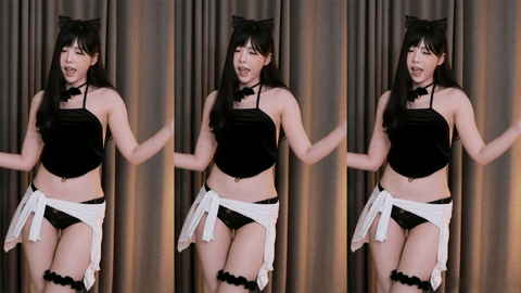 AfreecaTV黑珍(黑晶)(BJ햄찡)2020年10月31日Sexy Dance135730-秀人集